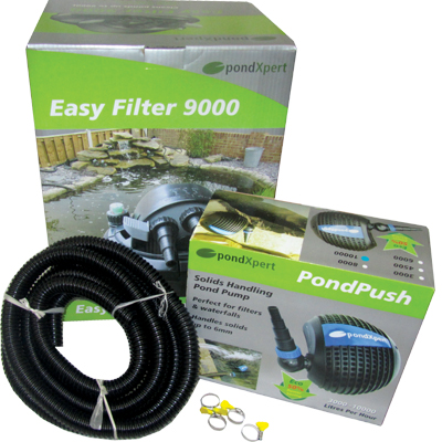 pondxpert easypond 9000 pump & filter set