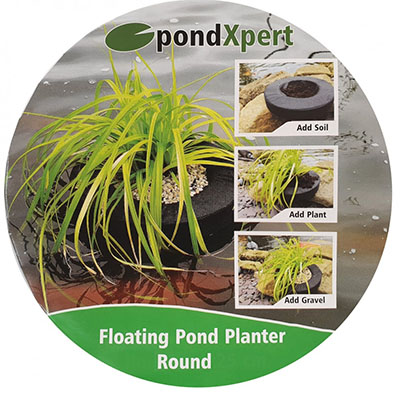 pondxpert floating round planters (25cm and 35cm set)