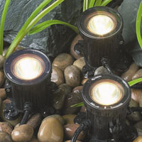 Lotus Pond Spotlights - 3 Light Set