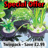 Click to view product details and reviews for Laguna Floating Pond Planters 25 35cm Set.