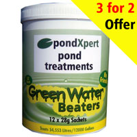 PondXpert Green Water Beater 12 Sachets - 3 for 2 DEAL