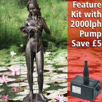 Bermuda Joanna Statuette and Oase Neptun 2000 Pump