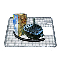 Click to view product details and reviews for Ubbink Niagara Steel Waterfall 30cm Kit With Heavy Duty Grid 60cm.