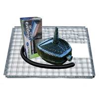 Click to view product details and reviews for Ubbink Niagara Steel Waterfall 30cm Led Kit With Heavy Duty Grid 60cm.