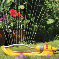 Click to view product details and reviews for Hozelock Rectangular Garden Sprinkler Aqua Storm 15.
