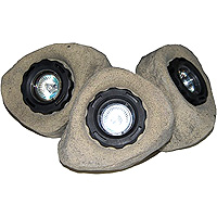 Click to view product details and reviews for Pondxpert Rock Lights Triple.