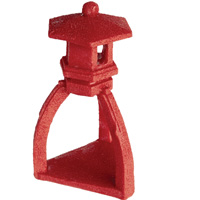 Image of SuperFish Zen Deco Pagoda Red Ornament