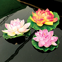 Image of PondXpert Artificial Lily Triple Pack