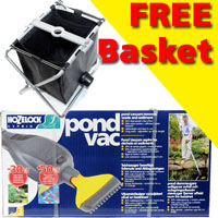 Hozelock Pond Vacuum With FREE Vac Basket