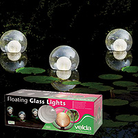 Velda Floating Glass Lights (Triple)