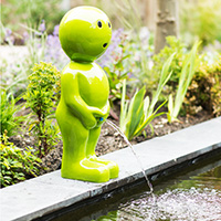 Image of Ubbink Green 'Boy' Spitter (Small) with 3m x 12mm Hose