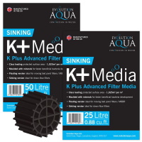 Image of Evolution Aqua Kaldnes K+ Sinking Bio Media (25 Litres, Black)