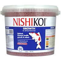 Click to view product details and reviews for Nishikoi Growth 25kg Pellets Medium.