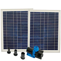 Image of PondXpert SolarShower 3000 Pump (Panels & Pump Only)