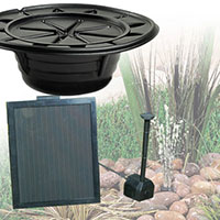Image of PondXpert Solar Pebble Pond Kit 250