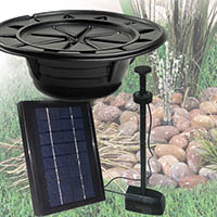 Image of PondXpert Solar Pebble Pond Kit 200 Battery