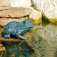 Image of PondXpert Crouching Frog Spitter (Small)
