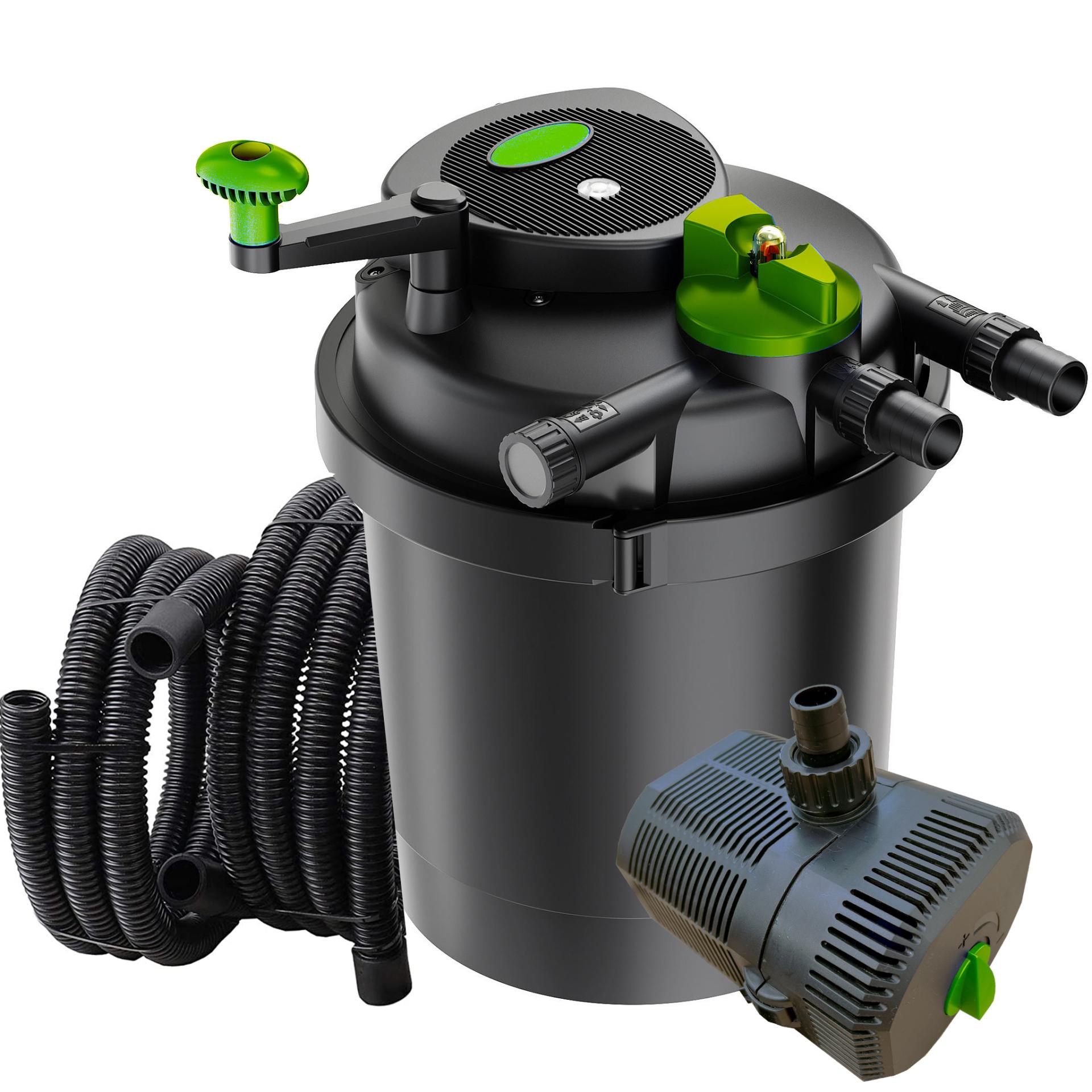 pond pump and filter set 9000