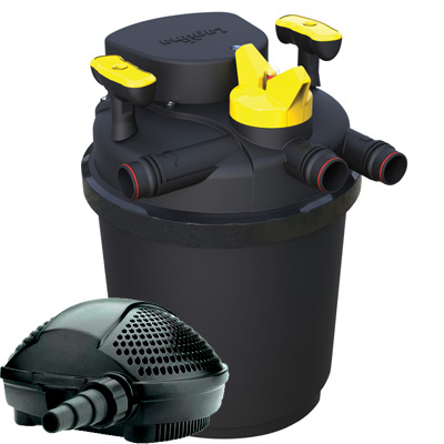 laguna clearflo 6000 pond pump & filter set