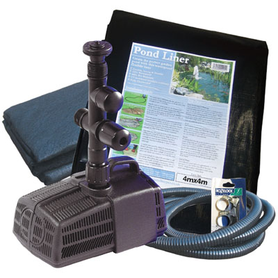 hozelock cascade 700 starter fountain & waterfall pond kit