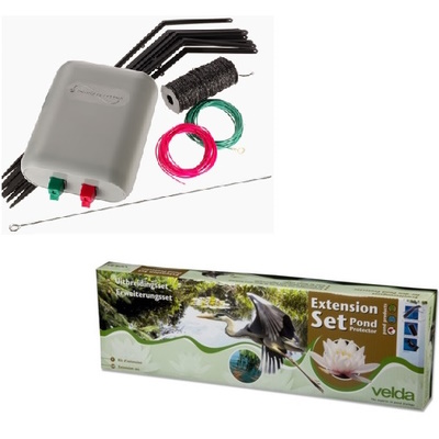 velda pond protector electric fence & extension set