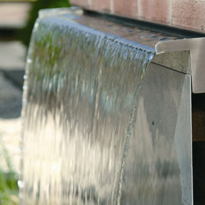 ubbink niagra stainless steel waterfall 90cm