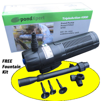pondxpert tripleaction 4000 classic (9w uvc, 10m cable)