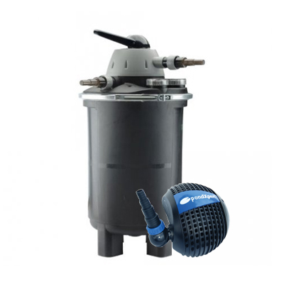 velda clear control 50 pond filter, pondpush pond pump 6000 & 18w uvc