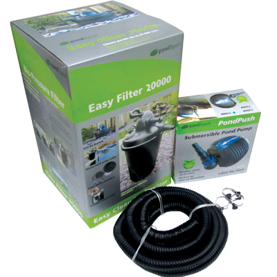 pondxpert easypond 20000 pump & filter set