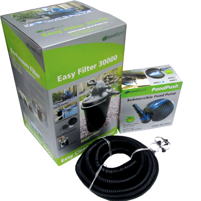 pondxpert easypond 30000 pump & filter set