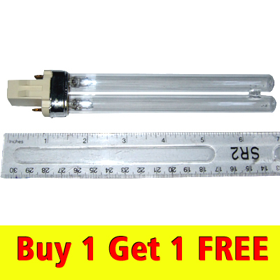 13w uvc bulb (gx base, single-ended , bogof deal)