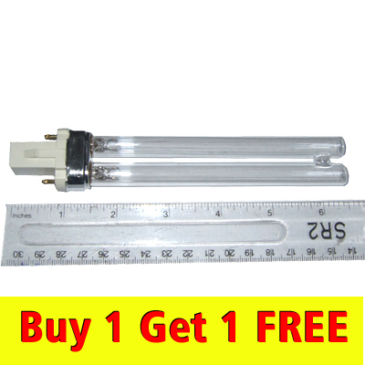 9w single-ended uvc bulb (bogof)