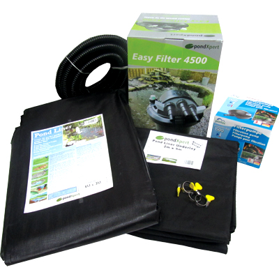 pondxpert easypond 2000 pond kit with liner & underlay