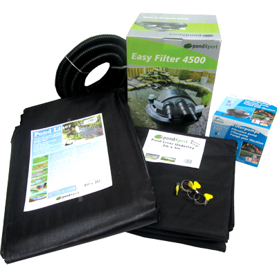  pondxpert easypond 2000 pond kit with liner & underlay