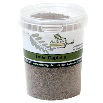 natures grub dried daphnia pond food (250g)