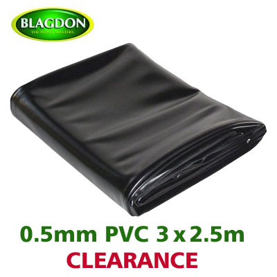 blagdon pvc 3.0m x 2.5m pond liner