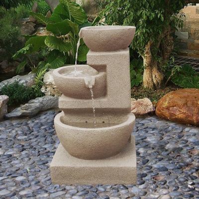 pondxpert triple tumble solar water feature