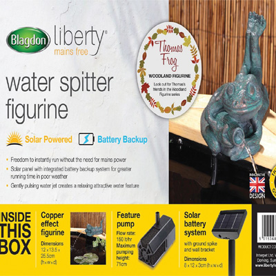 blagdon solar spitter (frog)