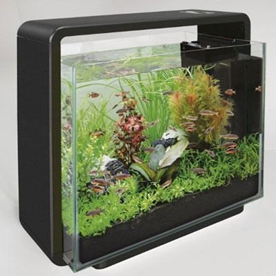 superfish home 45 aquarium (black)