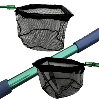 PondXpert Heavy Duty 3m Handle, Catching Net + Sludge Net: Pond