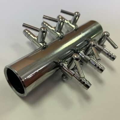 pondxpert electroair 6 way chrome gang