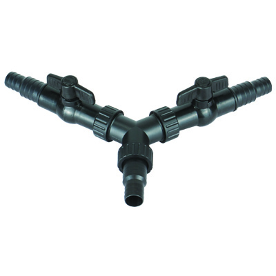 pondxpert y-piece 20/25mm with flow regulators