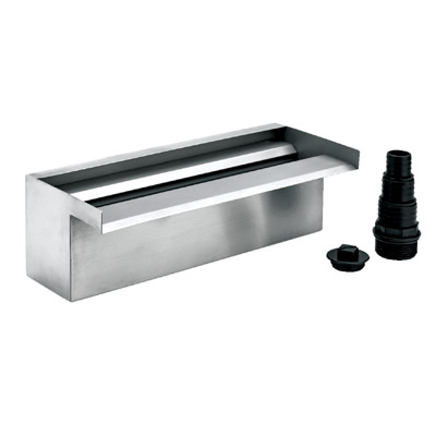 oase stainless steel waterfall 30cm