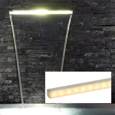 oase stainless steel waterfall 30cm led light strip (optional) 51205