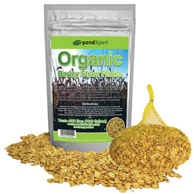 pondxpert organic barley straw flakes