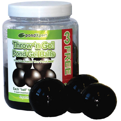 pondxpert throw 'n go! pond gel balls (8 for 5)