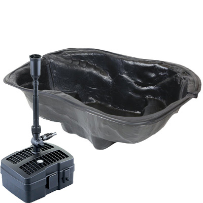 pondxpert preformed pond (minnow) & tripleaction 3000 pump