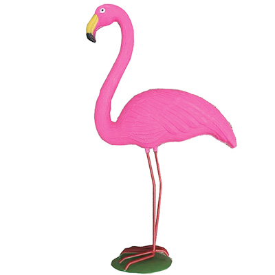 velda flamingo (standing) pond ornament