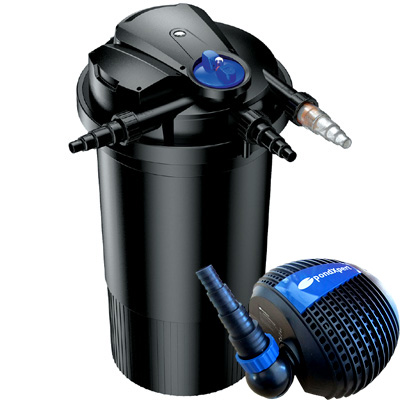 pondxpert spinclean auto 20000 filter & pondpush 12000 pump set