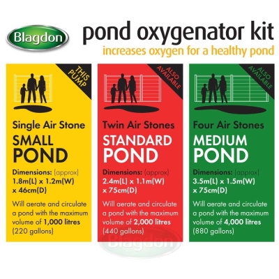 blagdon pond oxygenator kit (small)